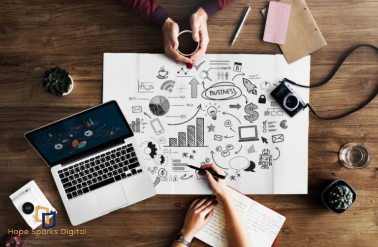 Digital marketing trends for 2026 highlighting SEO, social media growth, AI tools, and online advertising strategies for South African businesses with Hope Sparks Digital.