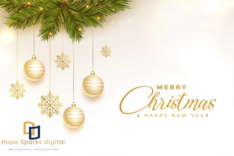 Season’s Greetings from Hope Sparks Digital wishing clients, partners, and businesses success, growth, and a prosperous festive season.